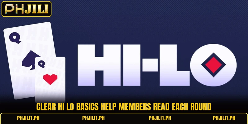 Clear Hi Lo basics help members read each round Clear Hi Lo basics help members read each round
