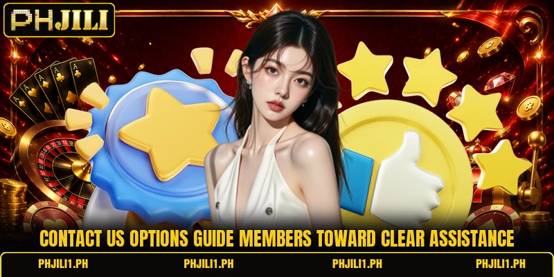 Contact us options guide members toward clear assistance