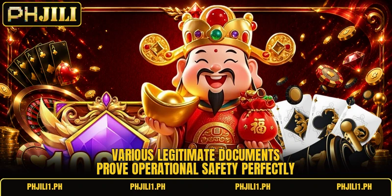 Various legitimate documents prove operational safety perfectly Various legitimate documents prove operational safety perfectly